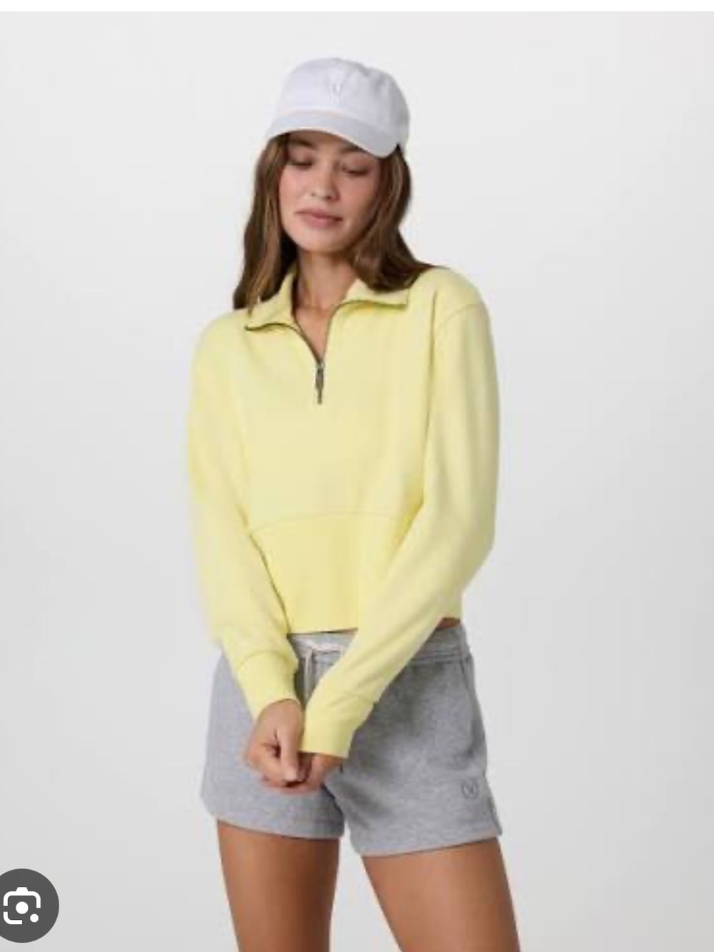 Vuori Women's Sedona 1/2 zip in sunshine